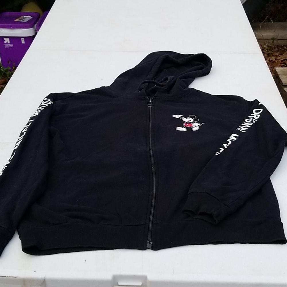 Disney Mickey Mouse hooded shirt black